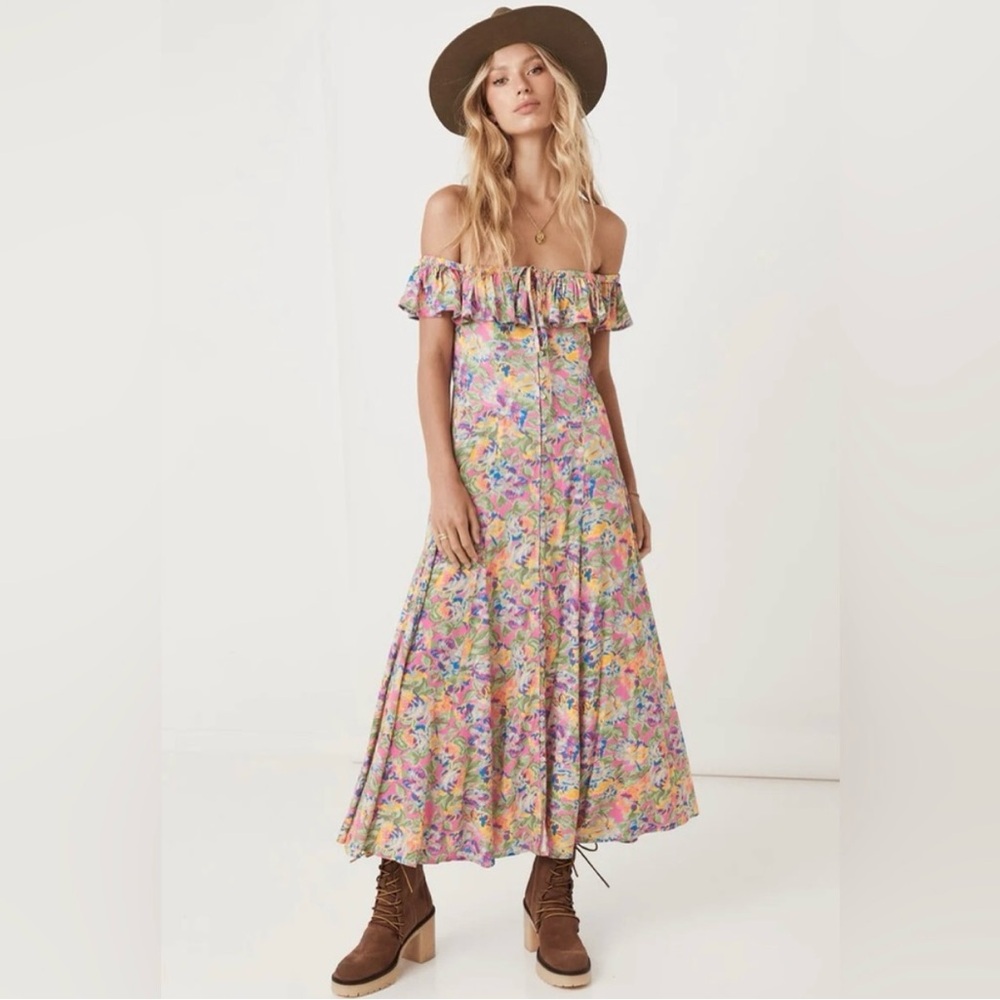 Spell Dolly Off-Shoulder Sundress Popsicle
Floral NWT